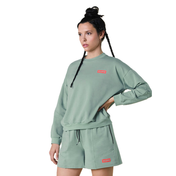 RUPE FELPA LEGGERA DONNA IN COTONE BIOLOGICO SENZA CAPPUCCIO - NUOVI ARRIVI SS25