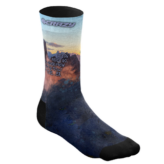 Compra magic-mountain CRAZY SOCKS Moderna calza in microfibra elasticizzata leggera -  COLORI ASSORTITI