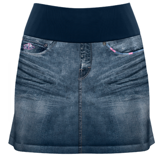 CRAZY SKORT HIDROGEN DONNA GONNA-PANTALONE LEGGERA E TRASPIRANTE - NUOVI ARRIVI SS24 - FANTASIA PRINT LIGHT JEANS