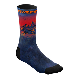 Compra print-patagonia CRAZY SOCKS CALZA TECNICA ESTIVA A MEZZA ALTEZZA LEGGERA E TRASPIRANTE - DISPONIBILE IN VARIE FANTASIE!