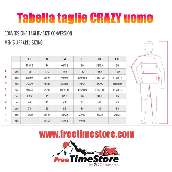 CRAZY SHORT TRAVERSE MAN BERMUDA - DISPONIBILE IN 3 COLORI - NUOVI ARRIVI SS25