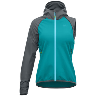 REDELK ULTRA 2 GIACCA DONNA ANTIVENTO CON MANICHE STACCABILI Colore Blue Lake
