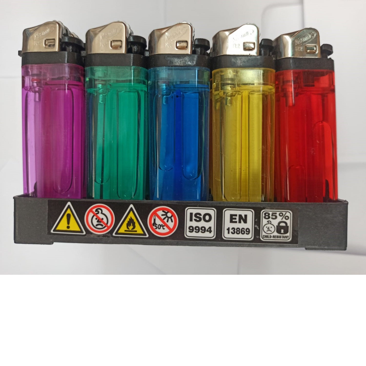 Accendino Torcia Stile AK-47 Mini Antivento Ricaricabile Regolabile a Butano per Fumare BBQ Candele Cucina