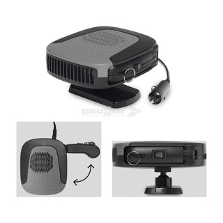 BRUNNER BLACKFIRE TERMOVENTILATORE 12V DC CON BASE ROTANTE