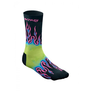 Compra flames CRAZY SOCKS Moderna calza in microfibra elasticizzata leggera -  COLORI ASSORTITI