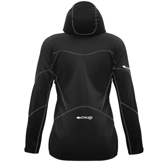 CRAZY JKT BOOSTED PROOF GUSCIO DONNA 3 STRATI ANTIVENTO E IMPERMEABILE COLORE BLACK