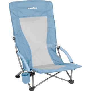 BRUNNER CUBA HIGHBACK SPIAGGINA PIEGHEVOLE CON SCHIENALE ALTO ULTRACOMPATTA