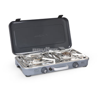 BRUNNER DEVIL KOOKMASTER FORNELLO A GAS 2 FUOCHI 53,5 x 31 x 9,5 cm - DISPONIBILE IN 2 MODELLI