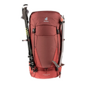 DEUTER FUTURA AIR TREK 45+10 SL ZAINO DA TREKKING SCHIENALE SHORT COLORE REDWOOD-LAVA