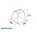 BRUNNER GUSTO NG TENDA CUCINA/CUCINOTTO CON TETTO A FALDE - DISPONIBILE IN 3 MISURE E 2 COLORI! - IN PROMOZIONE!