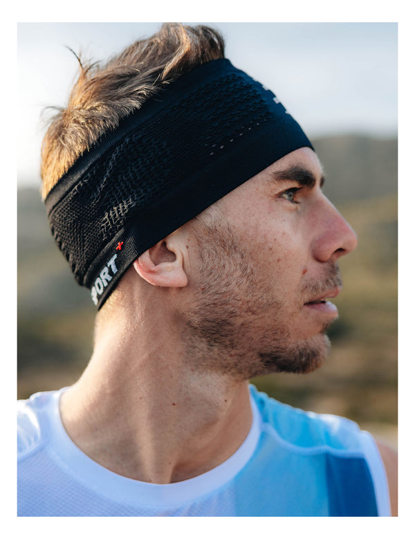 COMPRESSPORT HEADBAND ON/OFF FASCIA RUNNING TRASPIRANTE UNISEX - DISPONIBILE IN 2 COLORI