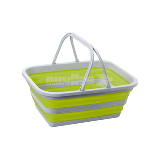 Compra verde BRUNNER HOLDALL FOLD-AWAY BACINELLA 16L RETTANGOLARE PIEGHEVOLE SILICONE - DISPONIBILE IN 3 COLORI
