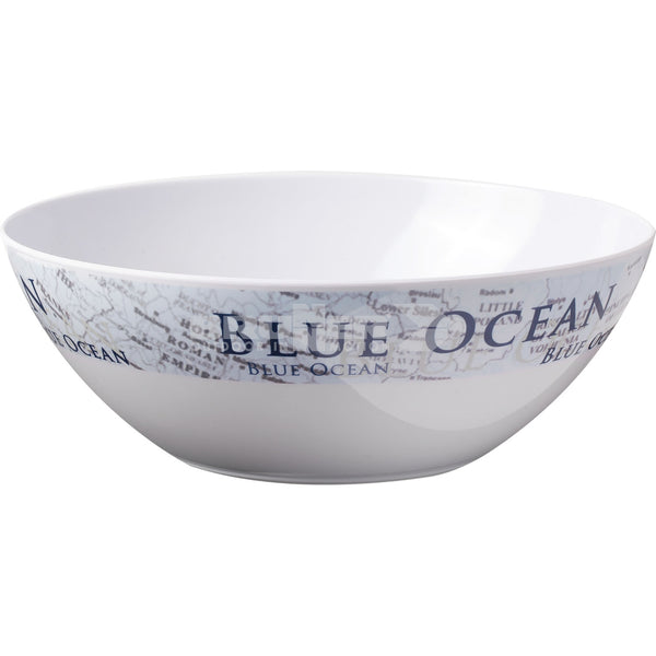 BRUNNER STOVIGLIE IN MELAMINA FANTASIA BLUE OCEAN ACQUISTABILE SFUSA O IN KIT DA 12-16 36PZ CON ANTISLIP