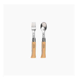 OPINEL N°8 PICNIC COLTELLO CON FORCHETTA,CUCCHIAIO E CUSTUDIA IN MICROFIBRA INCLUSA