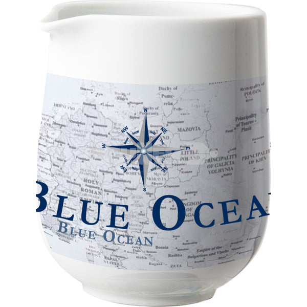 BRUNNER STOVIGLIE IN MELAMINA FANTASIA BLUE OCEAN ACQUISTABILE SFUSA O IN KIT DA 12-16 36PZ CON ANTISLIP