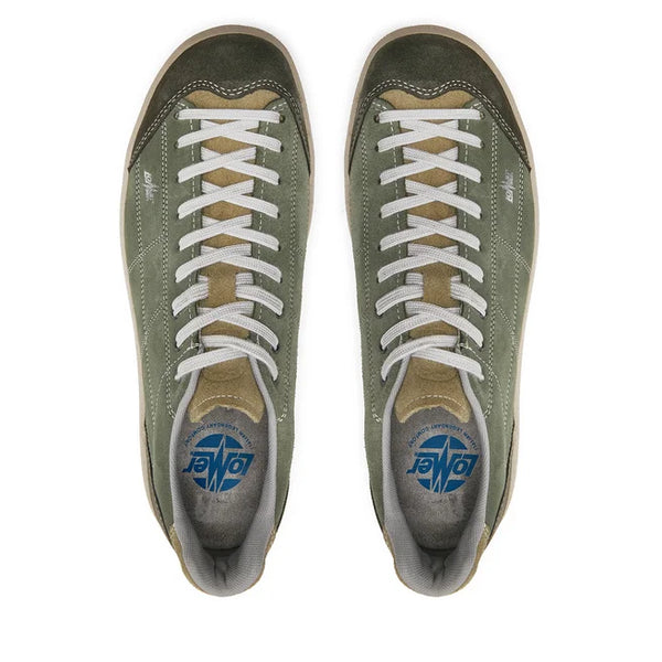 LOMER BIO NATURALE FLAT UOMO SCARPA BASSA COMODA E LEGGERA DA CAMMINATA E LIFESTYLE - DISPONIBILE IN 2 COLORI