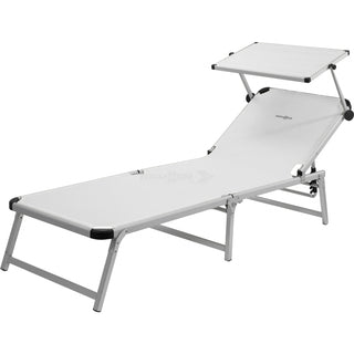 BRUNNER MARBELLA Lettino da sole con tettuccio parasole regolabile - Disponibile in 2 colori - IN PROMOZIONE!