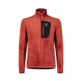 MONTURA REMIND FLEECE JACKET UOMO SECONDO STRATO IN POLARTEC TRASPIRANTE Colore Tobacco/Mandarino