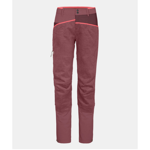 PROMO -40% ORTOVOX CASALE PANTS PANTALONI DONNA DA ARRAMPICATA COMODI E DUREVOLI IN CANAPA TESSILE E COTONE BIOLOGICO - DISPONIBILI IN 3 COLORI!