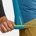 ORTOVOX WINDBREAKER VEST MEN - Petrol Blue - Gilet comprimibile antivento e con merino inside