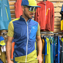 ORTOVOX WINDBREAKER VEST MEN - Petrol Blue - Gilet comprimibile antivento e con merino inside