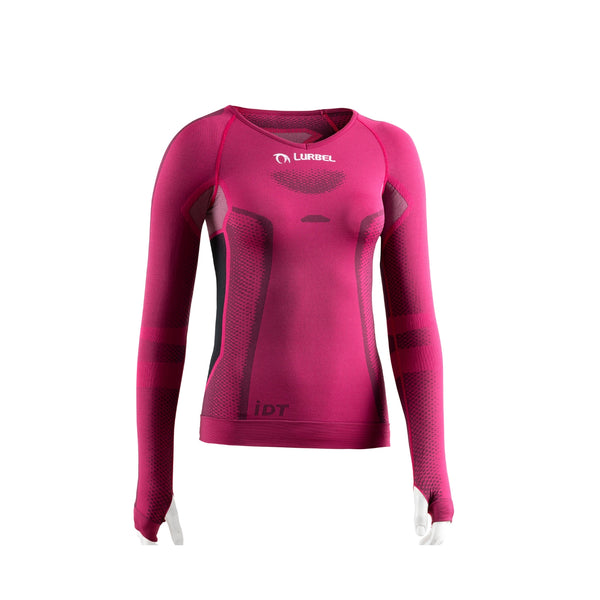 LURBEL CRISTALLO MAGLIA INTIMA DONNA TECNICA MANICHE LUNGHE TRASPIRANTE E AD ASCIUGATURA RAPIDA - DISPONIBILE VARI COLORI