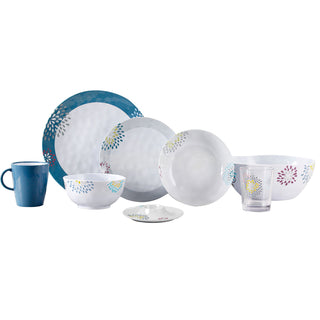 BRUNNER MELAMINA FANTASIA BELFIORE ACQUISTABILE SFUSA O IN KIT 12PZ CON ANTISLIP - IN PROMOZIONE!