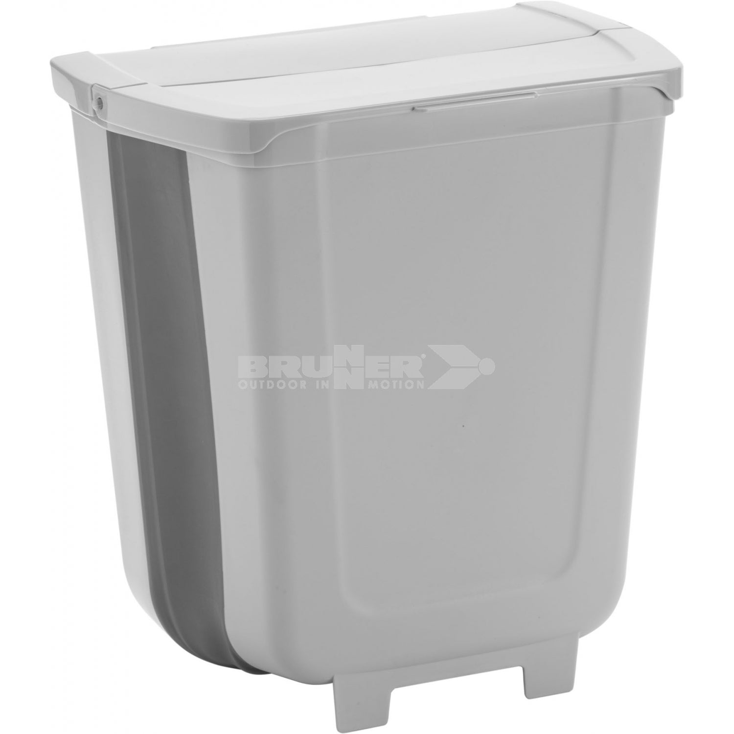 Cestino Igienico Per Bagno Con Pedale - 19 Litri, Bianco/Grigio/Nero, Con 50 Sacchetti, Design Compatto