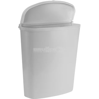 BRUNNER PILLAR CESTINO PORTARIFIUTI CON COPERCHIO FACILE DA MONTARE - DISPONIBILE IN 2 COLORI