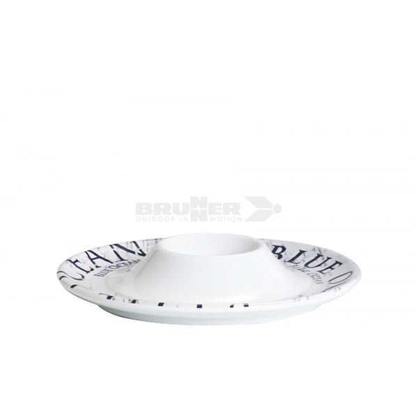 BRUNNER STOVIGLIE IN MELAMINA FANTASIA BLUE OCEAN ACQUISTABILE SFUSA O IN KIT DA 12-16 36PZ CON ANTISLIP