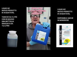 ACQUATRAVEL LIQUID WC LIQUIDO DISGREGANTE E DEODORANTE PER WC - TANICA DA 5 LITRI