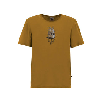 E9 GOLDEN T-SHIRT UOMO IN COTONE ORGANICO COLORE CARAMEL