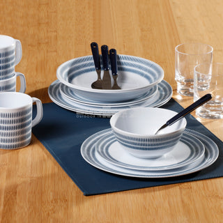 BRUNNER MELAMINE BLUEBAY SET 16 PEZZI SALVASPAZIO IN MELANINA RESISTENTE