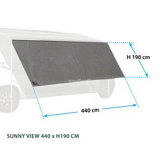 BRUNNER SUNNY VIEW TENDALINO PARASOLE RESISTENTE AI RAGGI UV - DISPONIBILE IN VARIE MISURE
