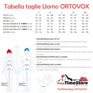 ORTOVOX 185 MERINO LOGO SPRAY LS M MAGLIA UOMO 100% MERINO - PROMO!