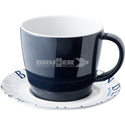 BRUNNER STOVIGLIE IN MELAMINA FANTASIA BLUE OCEAN ACQUISTABILE SFUSA O IN KIT DA 12-16 36PZ CON ANTISLIP
