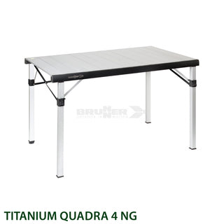 BRUNNER TITANIUM QUADRA 4 NG TAVOLO IN ALLUMINIO PIEGHEVOLE CON PIANO ARROTOLABILE