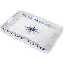 BRUNNER STOVIGLIE IN MELAMINA FANTASIA BLUE OCEAN ACQUISTABILE SFUSA O IN KIT DA 12-16 36PZ CON ANTISLIP