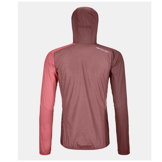 ORTOVOX WINDBREAKER JACKET DONNA ANTIVENTO ULTRALEGGERA - COLORE MOUNTAIN ROSE