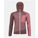 ORTOVOX WINDBREAKER JACKET DONNA ANTIVENTO ULTRALEGGERA - COLORE MOUNTAIN ROSE