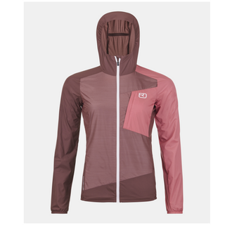 ORTOVOX WINDBREAKER JACKET DONNA ANTIVENTO ULTRALEGGERA - COLORE MOUNTAIN ROSE