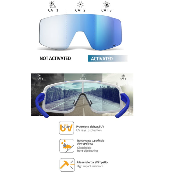 SALICE OCCHIALI DA SOLE SPORTIVO MASCHERINA 020RW ROSSO