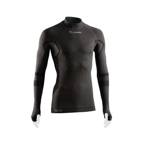 LURBEL VOLCANO LONG SLEEVES CALDA MAGLIA TERMICA UOMO TECNICA E MOLTO TRASPIRANTE - DARK GREY