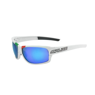 SALICE OCCHIALE DA SOLE 015ITA BIANCO ITALIA RW BLU - 3 LENTI RW + QUATTRO GHIACCIO + TRASPARENTE