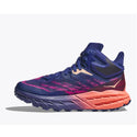 HOKA Speedgoat 5 Mid GORE-TEX Scarponcino Trail Donna Impermeabile - Colore: Bellwether Blue / Camellia