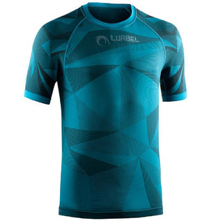 Compra torquoise-black LURBEL  SAMBA SHORT SLEEVES - 2 COLORI - MAGLIA TECNICA UOMO MANICHE CORTE