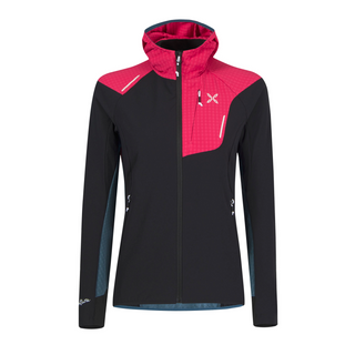 MONTURA SKI STYLE 2 JACKET WOMAN - GIACCA  SOFTSHELL NERO/ROSA SUGAR - NUOVI ARRIVI