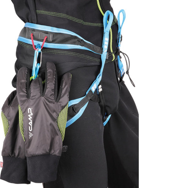 CAMP G AIR GUANTI ANTIVENTO CON IMBOTTITURA PrimaLoft® - NERO/LIME