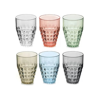 SET 6 BICCHIERI ALTI TIFFANY GUZZINI PLASTICA