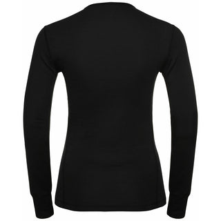 ODLO BL TOP CREW NECK LONG ACTIVE WARM ECO W MAGLIA TERMICA DONNA NERO
